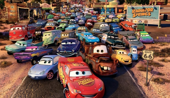 Póster estilo Cars 4